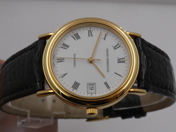 Girard Perregaux 30 Anni in Fiat 47990 N.O.S. Oro Massiccio 18 Kt NEW OLD STOCK Automatic Date