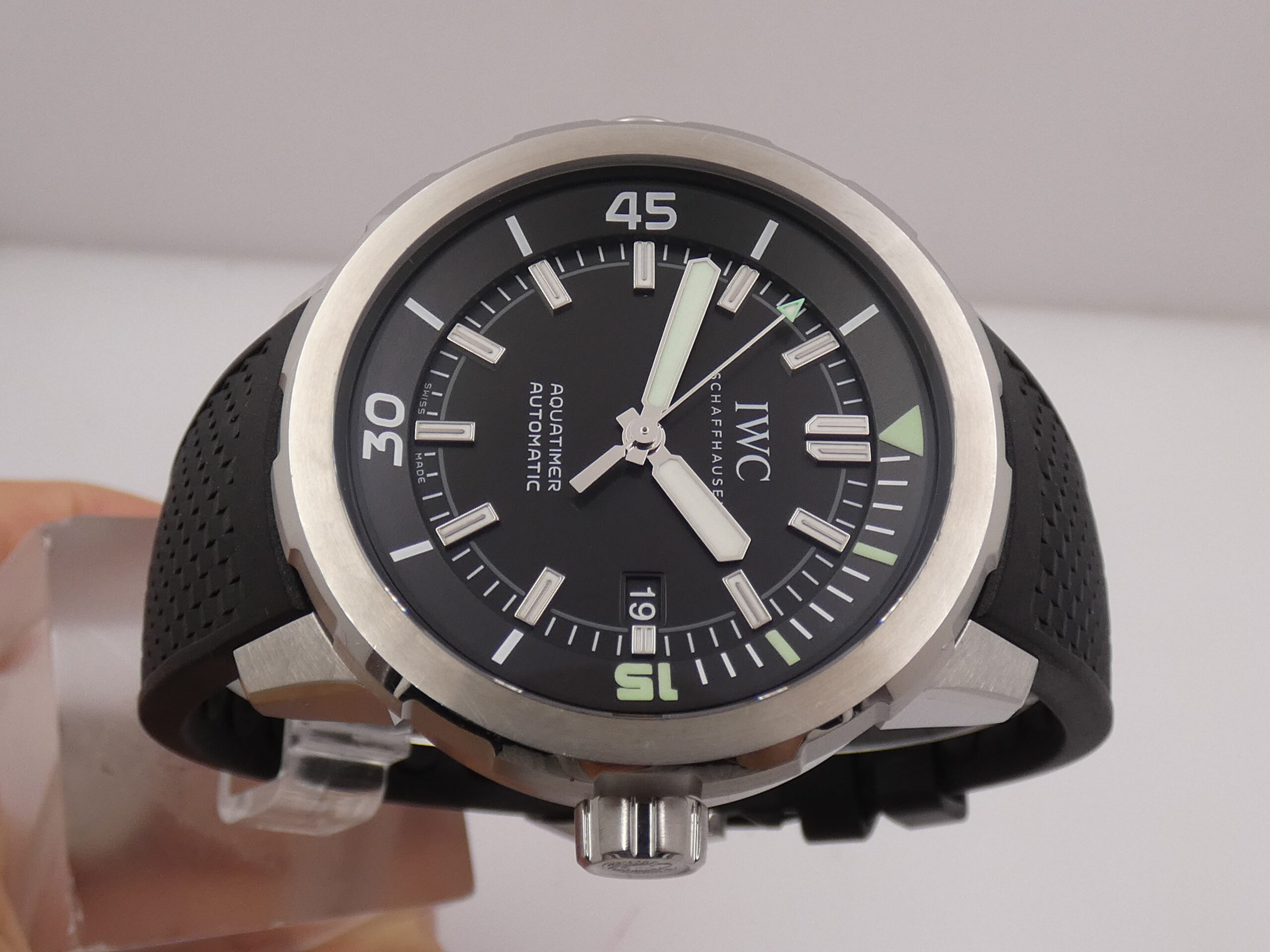 IWC Aquatimer Automatico IW3290 WITH ITALIAN PAPERS Anno 2022 Acciaio - immagine 3