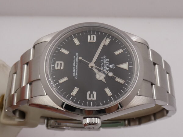 Rolex Explorer I 114270 SEL Anno 2001 NO HOLES With BOX Automatico Braccialato Acciaio