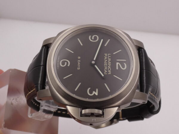 Panerai Luminor Base 8 Days Titanium 44mm PAM00562 BOX PAPERS & STICKERS Anno 2018 Manuale OP6938 BROWN SANDWICH DIAL Edizione Limitata 1000pc al Mondo