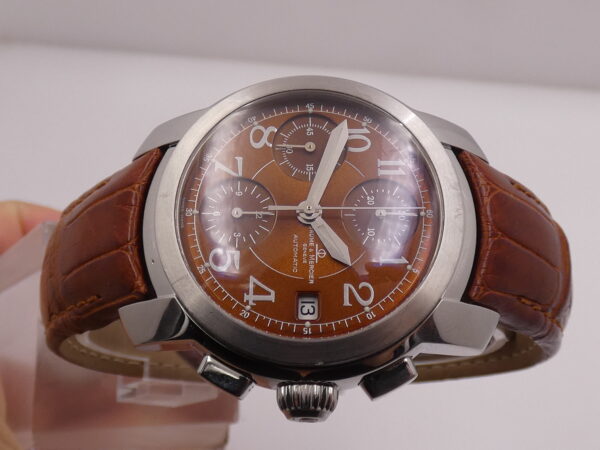 Cronografo Baume & Mercier Capeland BRONZE DIAL WITH BOX Automatico Acciaio Anno 2000's MV045216