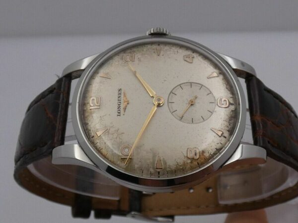 Longines Calatrava Oversize 37 mm 4914-22 Acciaio ANNO 1953 Carica Manuale Vintage