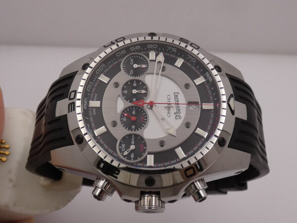 Eberhard & Co. Chrono 4 Geant 31060 BOX&PAPERS Anni 2000's Automatico Acciaio