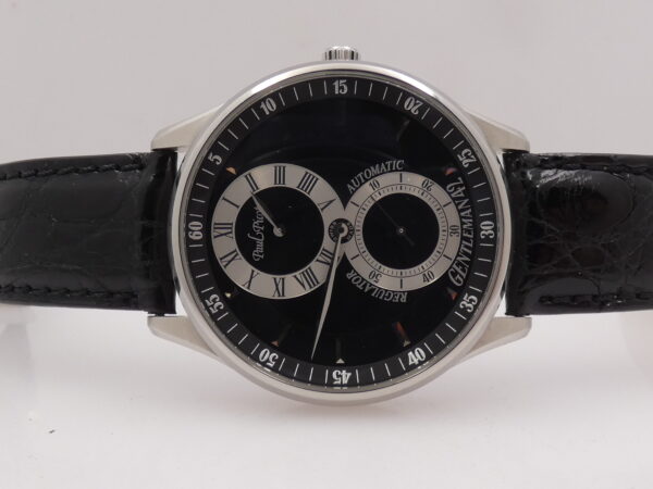 Paul Picot Gentleman 42 Regulator 4114 BOX PAPERS & TAG PRICE Automatico TOP CONDITION Acciaio