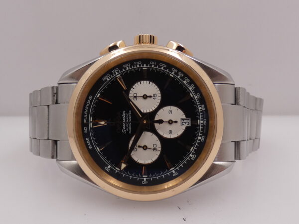 Cronografo Omega Seamaster Aqua Terra BOX&PAPERS Anno 2019 Ghiera Oro Rosa 18Kt Automatico Acciaio