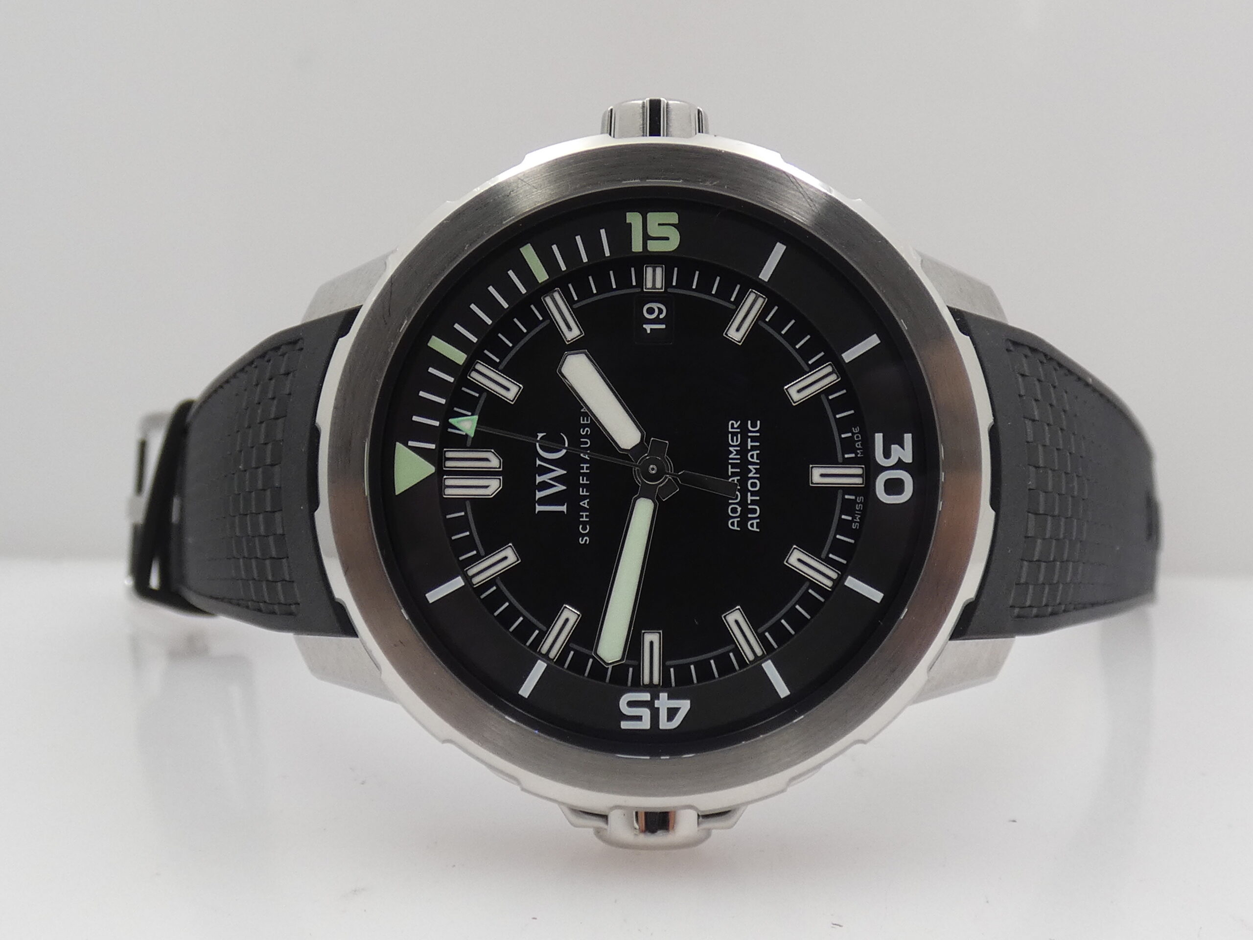 IWC Aquatimer Automatico IW3290 WITH ITALIAN PAPERS Anno 2022 Acciaio - immagine 4