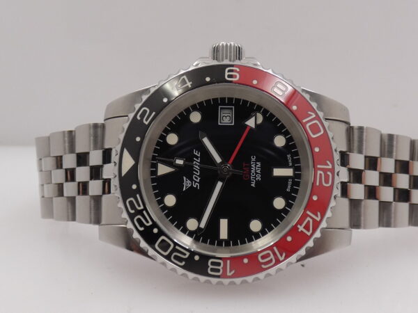 Squale GMT 1545 COKE Bezel BOX&PAPERS Anno 2021 Automatico Acciaio Bracciale Jubilee