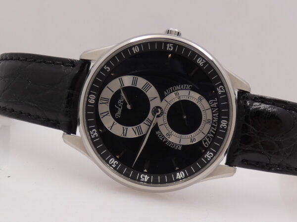 Paul Picot Gentleman 42 Regulator 4114 BOX PAPERS & TAG PRICE Automatico TOP CONDITION Acciaio