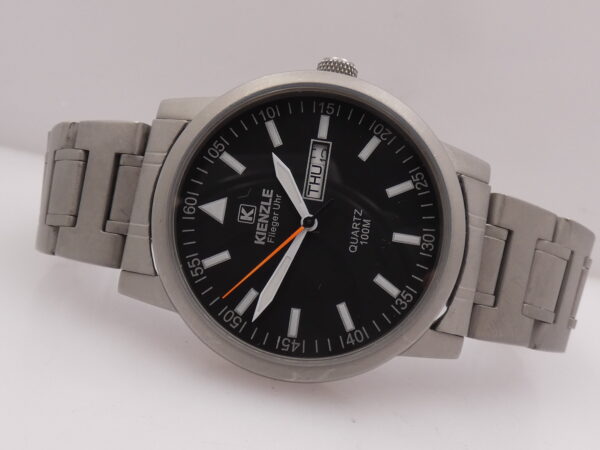 Kienzle Aviator Flieger Day Date Military Acciaio Sabbiato Anni 2000's