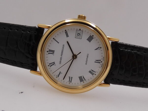 Girard Perregaux 30 Anni in Fiat 47990 N.O.S. Oro Massiccio 18 Kt NEW OLD STOCK Automatic Date