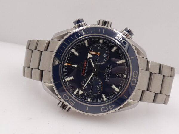 Cronografo Omega Seamaster Planet Ocean Co-Axial TOP CONDITION BOX&PAPERS Anno 2014 Automatico Titanio