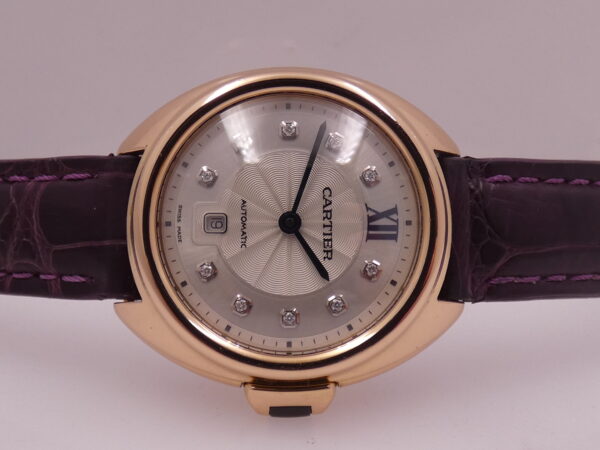 Cartier Clé de Cartier Mid-Size 31mm 3947 DIAMONDS DIAL Oro Rosa 18Kt BOX&PAPERS Anno 2021 For Ladies WJCL0031