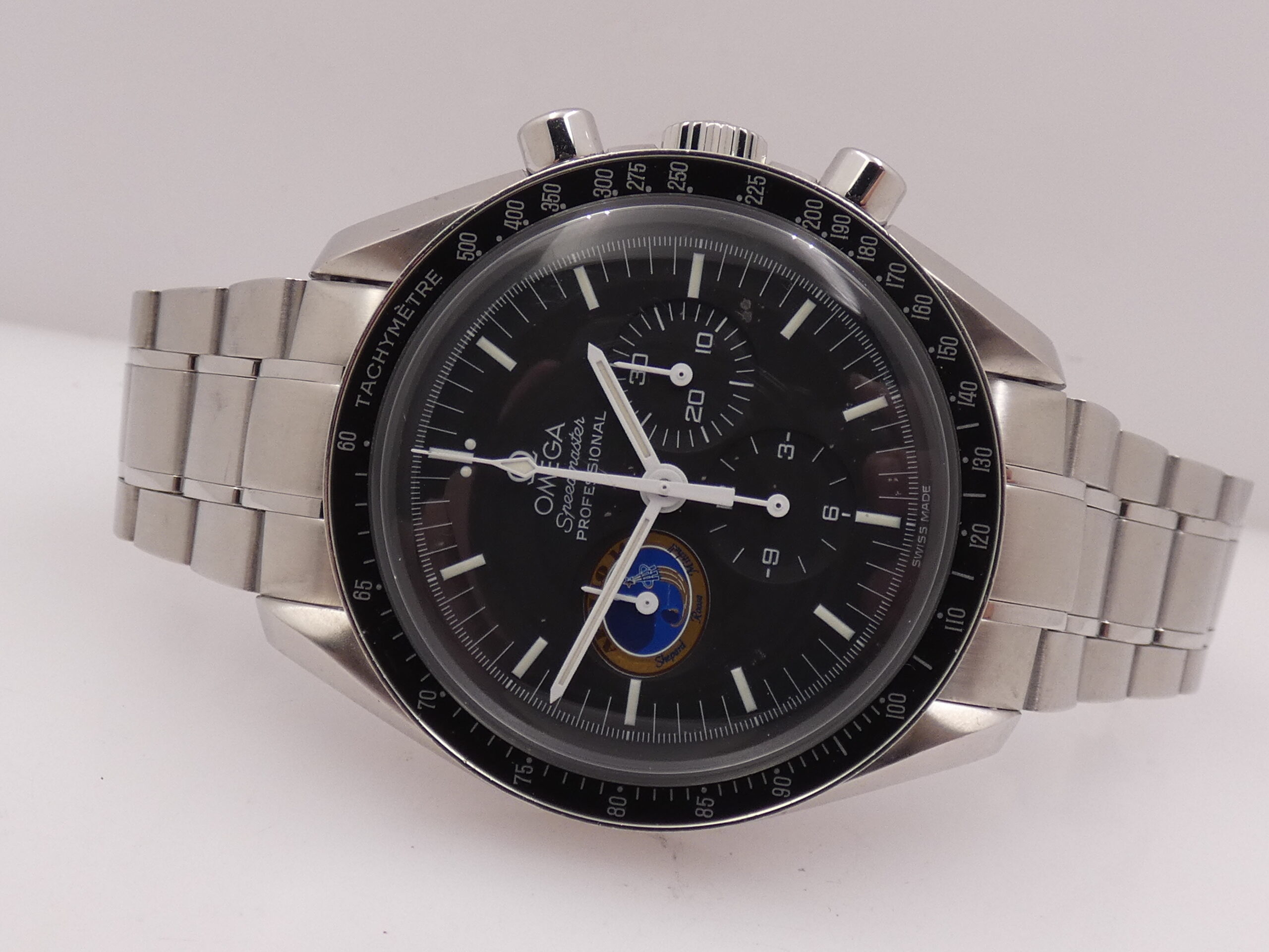 Cronografo Omega Speedmaster Missions Apollo XIV 35971700 BOX&PAPERS Anno 1999 Manuale 145.0022 - immagine 5