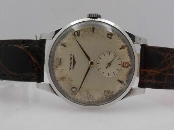 Longines Calatrava Oversize 37 mm 4914-22 Acciaio ANNO 1953 Carica Manuale Vintage