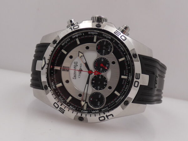 Eberhard & Co. Chrono 4 Geant 31060 BOX&PAPERS Anni 2000's Automatico Acciaio