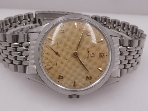 Omega Classic Vintage Big Second 2750-4 Honeycomb Dial ANNO 1952 Acciaio Carica Manuale Cal. 266