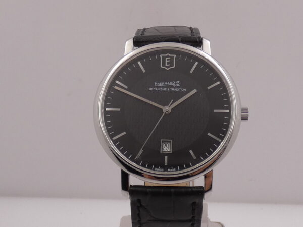 Eberhard & Co. Aliante 21021 BOX&PAPERS Anno 2014 Carica Manuale Acciaio