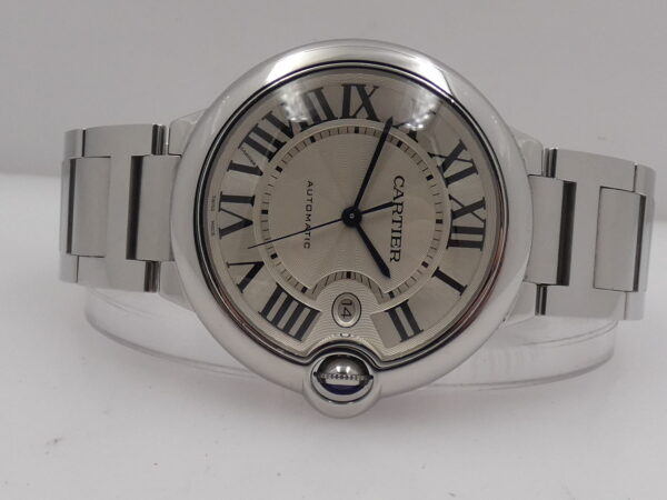 Cartier Ballon Bleu 42mm 3001 BOX PAPERS & STICKERS Anno 2012 Automatico Acciaio W69012Z4