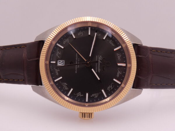 Omega Globemaster Constellation Annual Calendar BOX&PAPERS Anno 2022 NEW UNWORN 18Kt SEDNA Gold Bezel "Pie Pan" Dial Co-Axial METAS Master Chronometer