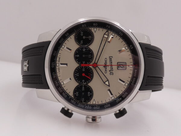 Cronografo Eberhard & Co. Chrono 4 Grande Taille 31052 BOX&PAPERS Anni 2000's Automatico Acciaio