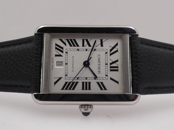 Cartier Tank Solo XL W5200027 BOX&PAPERS Anno 2015 Automatic Date 3800 Acciaio