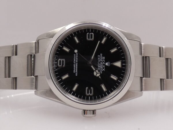 Rolex Explorer I 114270 SEL Anno 2001 NO HOLES With BOX Automatico Braccialato Acciaio