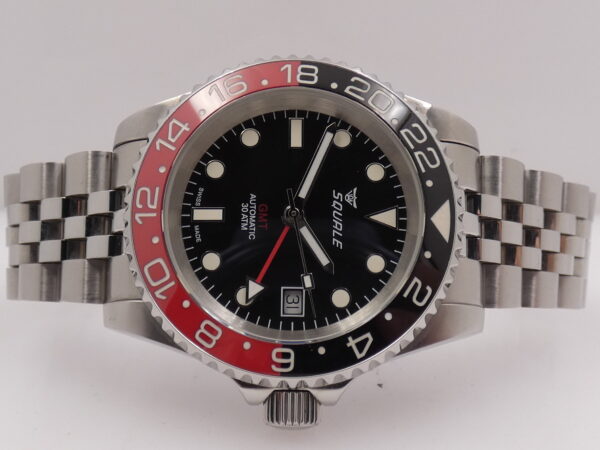 Squale GMT 1545 COKE Bezel BOX&PAPERS Anno 2021 Automatico Acciaio Bracciale Jubilee