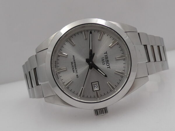 Tissot Gentleman Powermatic 80 Silicium BOX&PAPERS Anno 2022 T12740 Automatico Acciaio