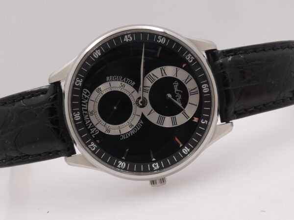 Paul Picot Gentleman 42 Regulator 4114 BOX PAPERS & TAG PRICE Automatico TOP CONDITION Acciaio