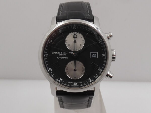 Cronografo Baume & Mercier Classima 65591 BOX&PAPERS Anno 2008 Automatico Date Leaf Hands Acciaio