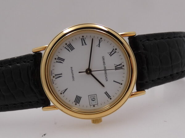 Girard Perregaux 30 Anni in Fiat 47990 N.O.S. Oro Massiccio 18 Kt NEW OLD STOCK Automatic Date