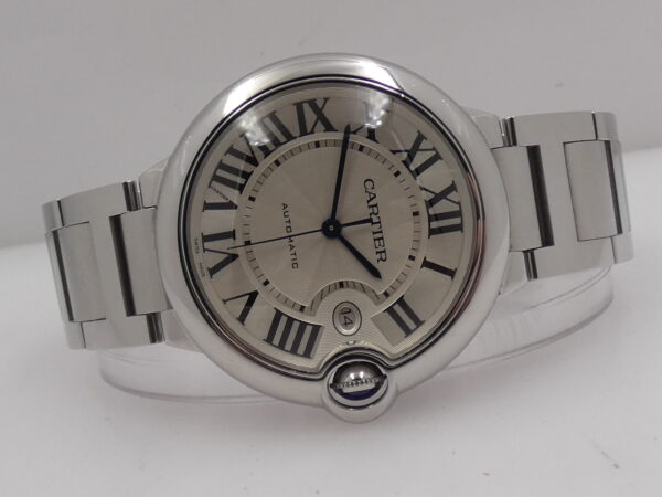 Cartier Ballon Bleu 42mm 3001 BOX PAPERS & STICKERS Anno 2012 Automatico Acciaio W69012Z4