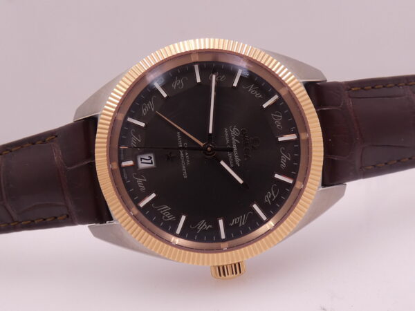 Omega Globemaster Constellation Annual Calendar BOX&PAPERS Anno 2022 NEW UNWORN 18Kt SEDNA Gold Bezel "Pie Pan" Dial Co-Axial METAS Master Chronometer