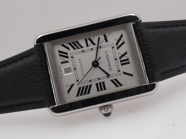 Cartier Tank Solo XL W5200027 BOX&PAPERS Anno 2015 Automatic Date 3800 Acciaio