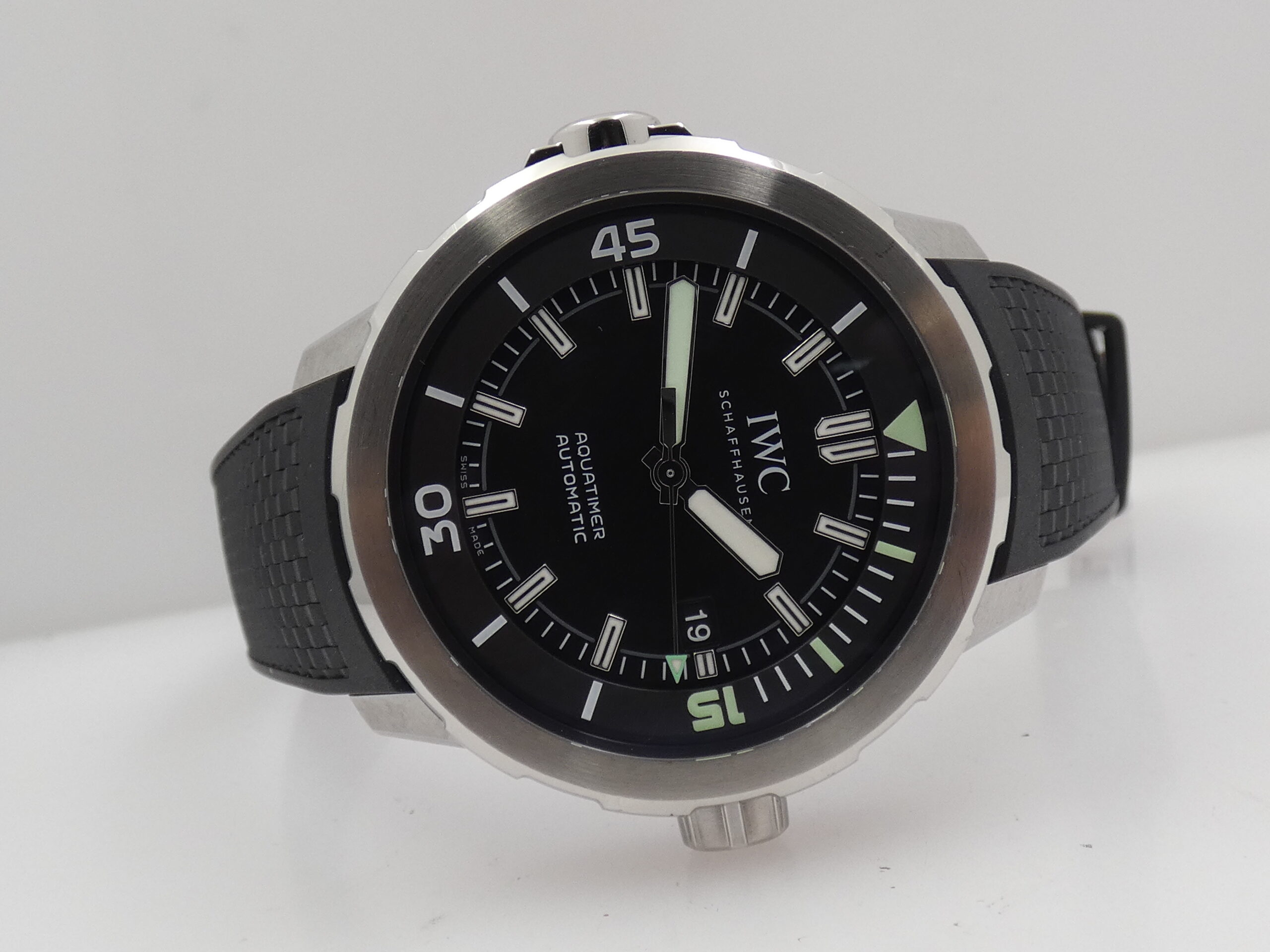 IWC Aquatimer Automatico IW3290 WITH ITALIAN PAPERS Anno 2022 Acciaio - immagine 7