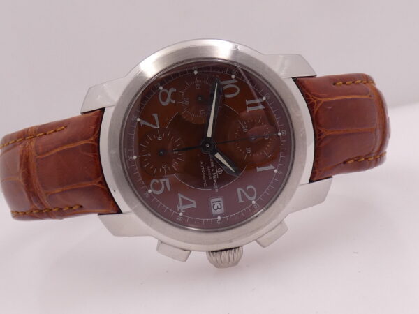 Cronografo Baume & Mercier Capeland BRONZE DIAL WITH BOX Automatico Acciaio Anno 2000's MV045216