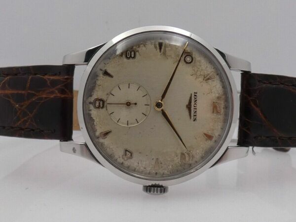 Longines Calatrava Oversize 37 mm 4914-22 Acciaio ANNO 1953 Carica Manuale Vintage