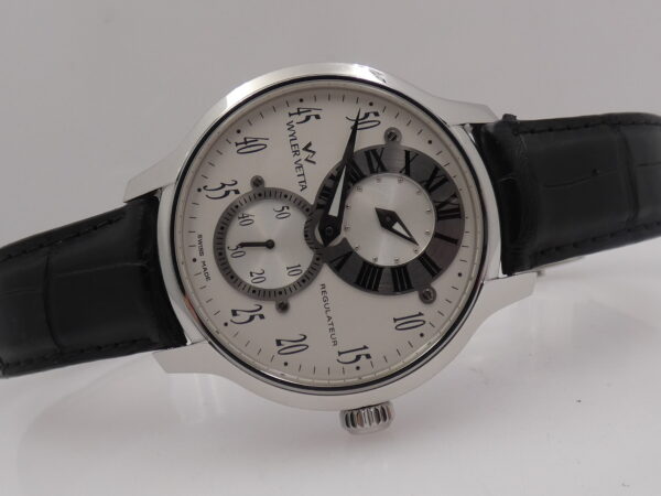 Wyler Vetta Regulateur Moby Dick 44mm LIMITED EDITION 275pcs Automatico Wyler 1830 Acciaio WV0045EE
