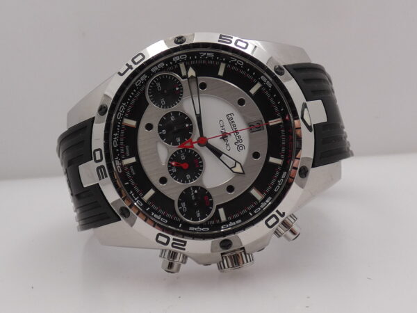Eberhard & Co. Chrono 4 Geant 31060 BOX&PAPERS Anni 2000's Automatico Acciaio