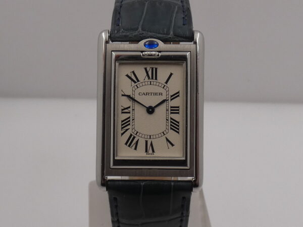 Cartier Tank Basculante 2390 TOP CONDITION BOX&PAPERS Anno 2001 Carica Manuale Calibro Frédéric Piguet Acciaio W1011358