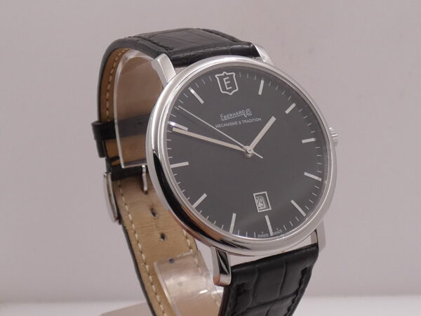 Eberhard & Co. Aliante 21021 BOX&PAPERS Anno 2014 Carica Manuale Acciaio