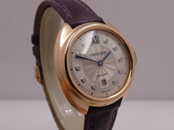 Cartier Clé de Cartier Mid-Size 31mm 3947 DIAMONDS DIAL Oro Rosa 18Kt BOX&PAPERS Anno 2021 For Ladies WJCL0031