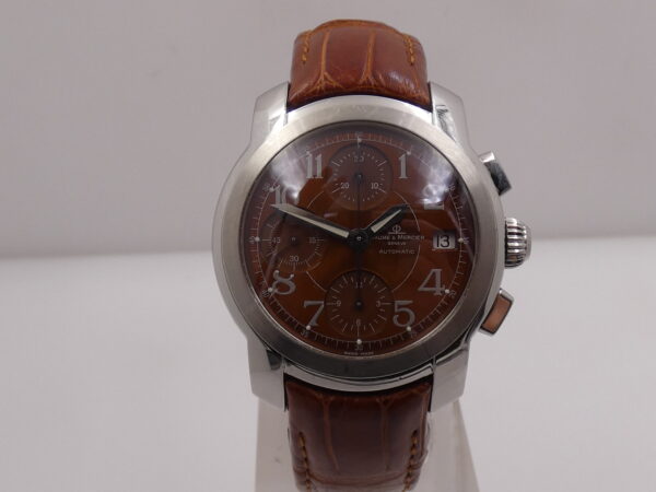 Cronografo Baume & Mercier Capeland BRONZE DIAL WITH BOX Automatico Acciaio Anno 2000's MV045216