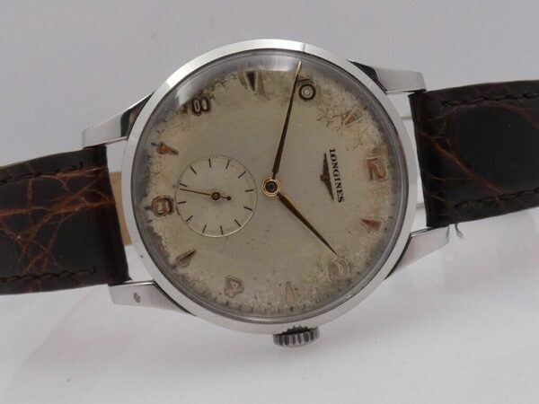 Longines Calatrava Oversize 37 mm 4914-22 Acciaio ANNO 1953 Carica Manuale Vintage