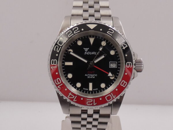 Squale GMT 1545 COKE Bezel BOX&PAPERS Anno 2021 Automatico Acciaio Bracciale Jubilee