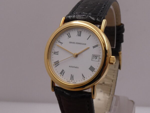 Girard Perregaux 30 Anni in Fiat 47990 N.O.S. Oro Massiccio 18 Kt NEW OLD STOCK Automatic Date