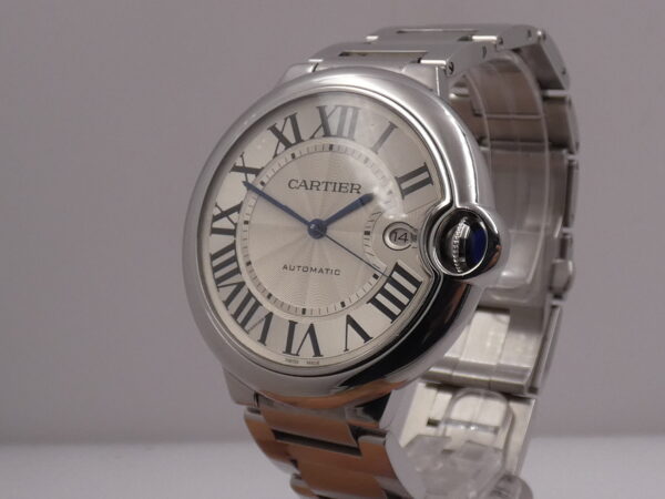 Cartier Ballon Bleu 42mm 3001 BOX PAPERS & STICKERS Anno 2012 Automatico Acciaio W69012Z4