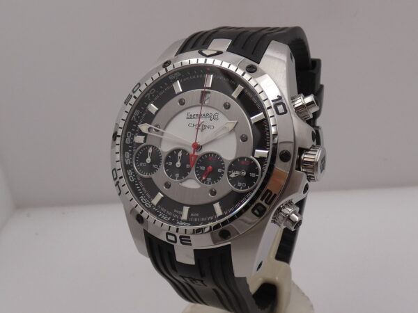 Eberhard & Co. Chrono 4 Geant 31060 BOX&PAPERS Anni 2000's Automatico Acciaio