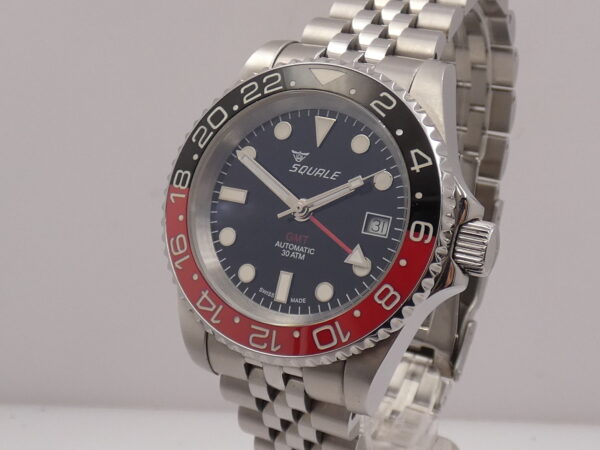 Squale GMT 1545 COKE Bezel BOX&PAPERS Anno 2021 Automatico Acciaio Bracciale Jubilee
