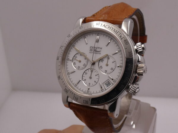 Cronografo Zenith El Primero Rainbow Automatico 01.0360.400 White Dial Acciaio ANNI '90s